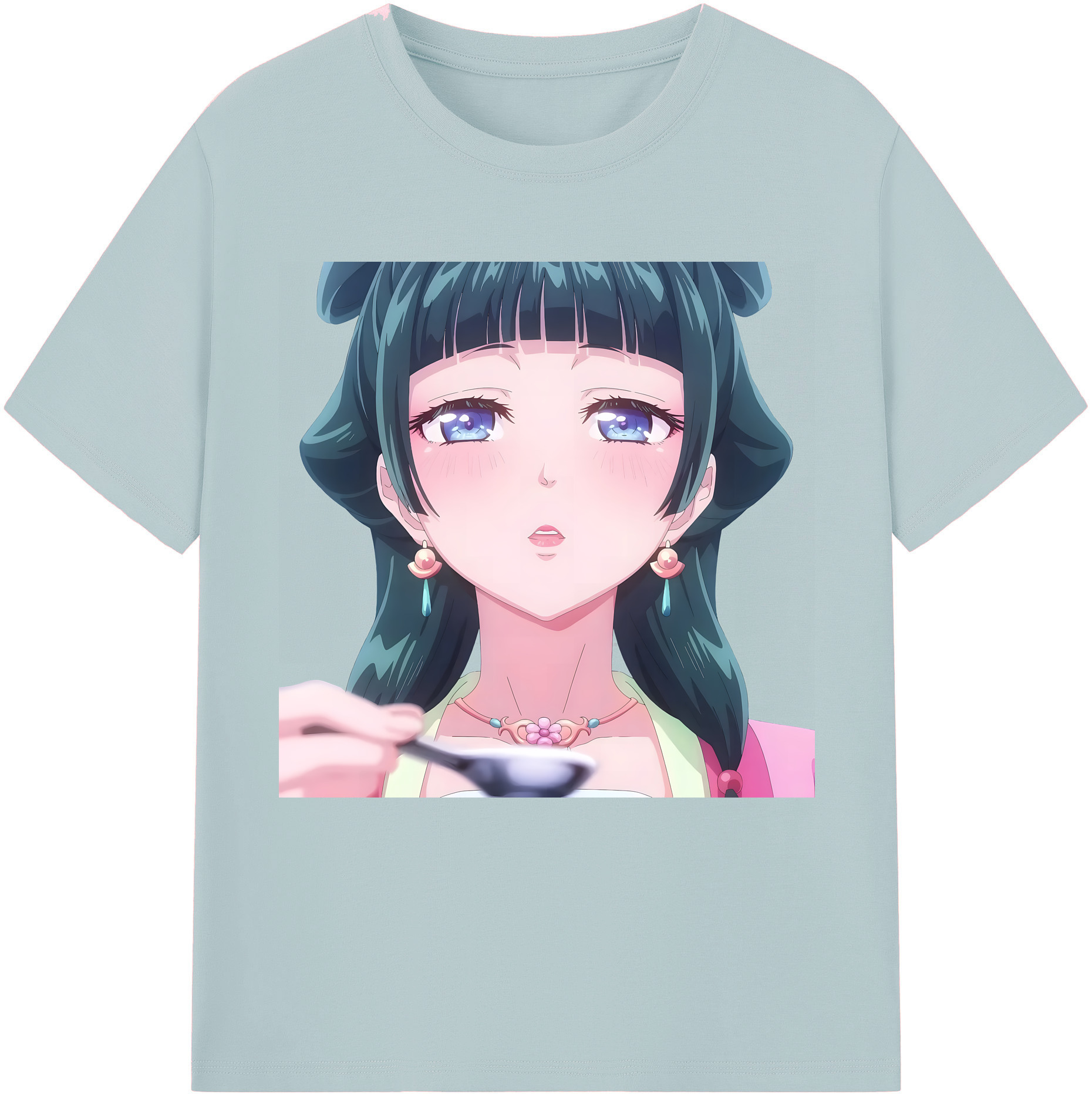 （画像用） 薬屋のひとりごと The Apothecary Diaries 綿100％半袖Tシャツ（フロントプリント）